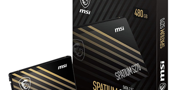 MSI Spatium S270 480GB SATA 2.5 inch 3D NAND SSD (S78-440E350-P83)